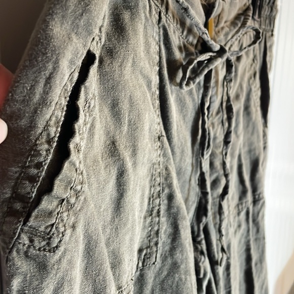 Kut linen size 8 green pants - Picture 3 of 6